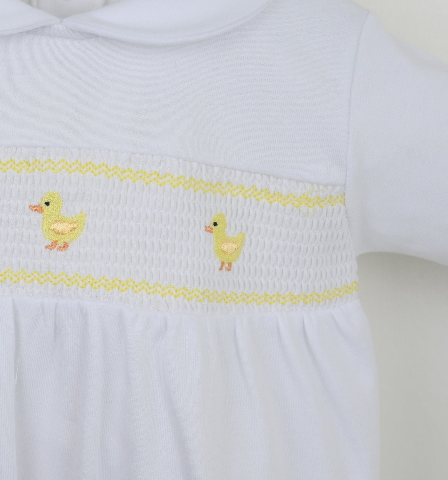 Pex chick smocked baby grow