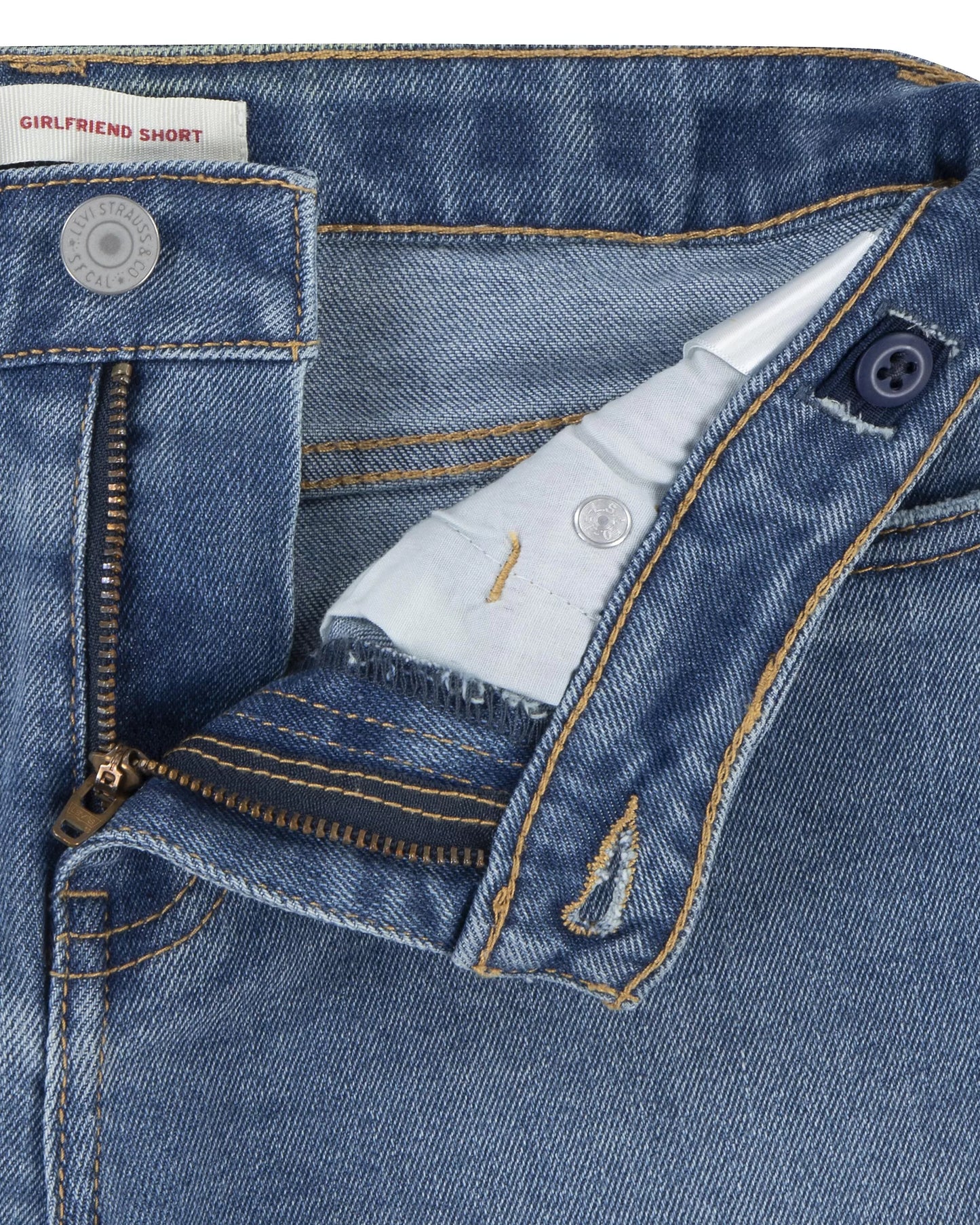 Levis girlfriend shorts flower child