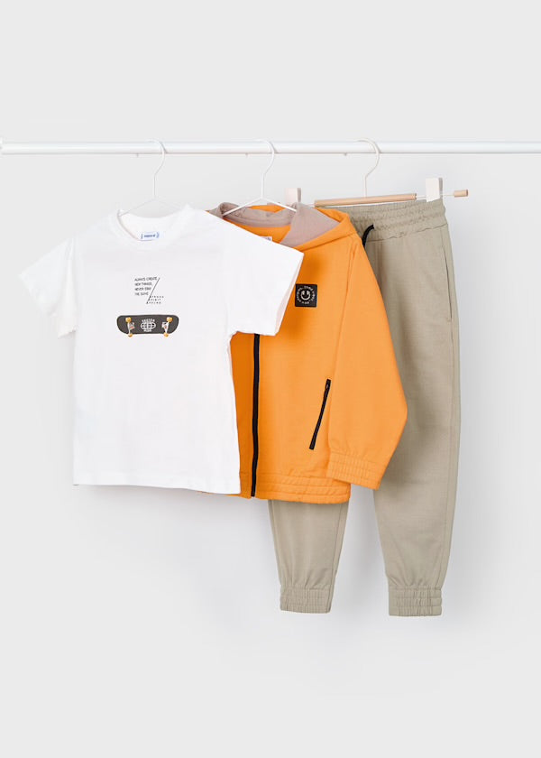 Mayoral orange tracksuit