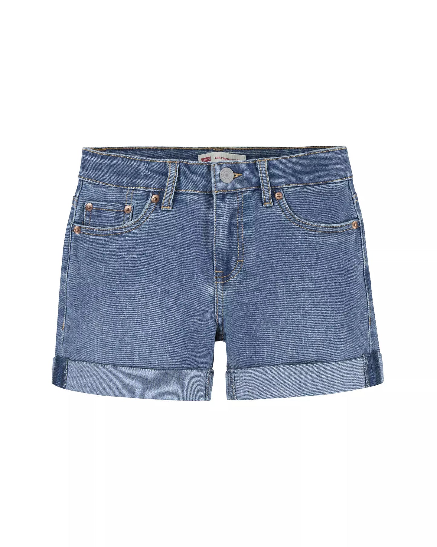 Levis girlfriend shorts flower child
