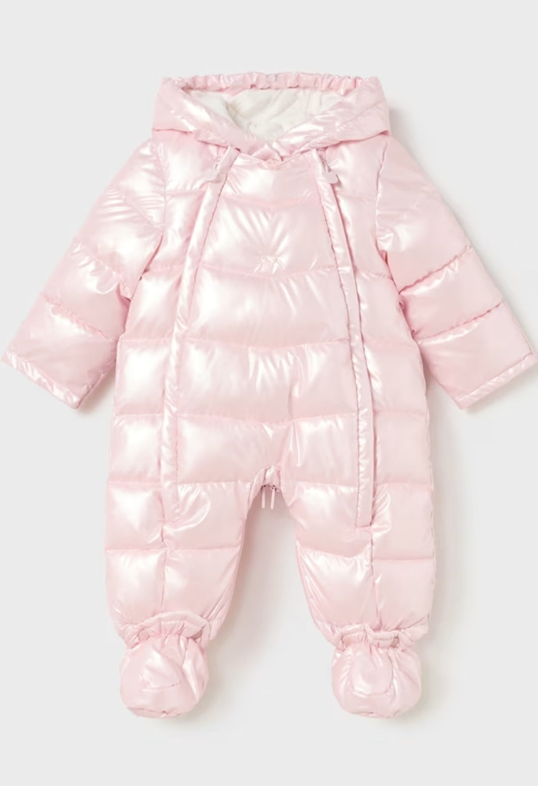 Mayoral pink snowsuit