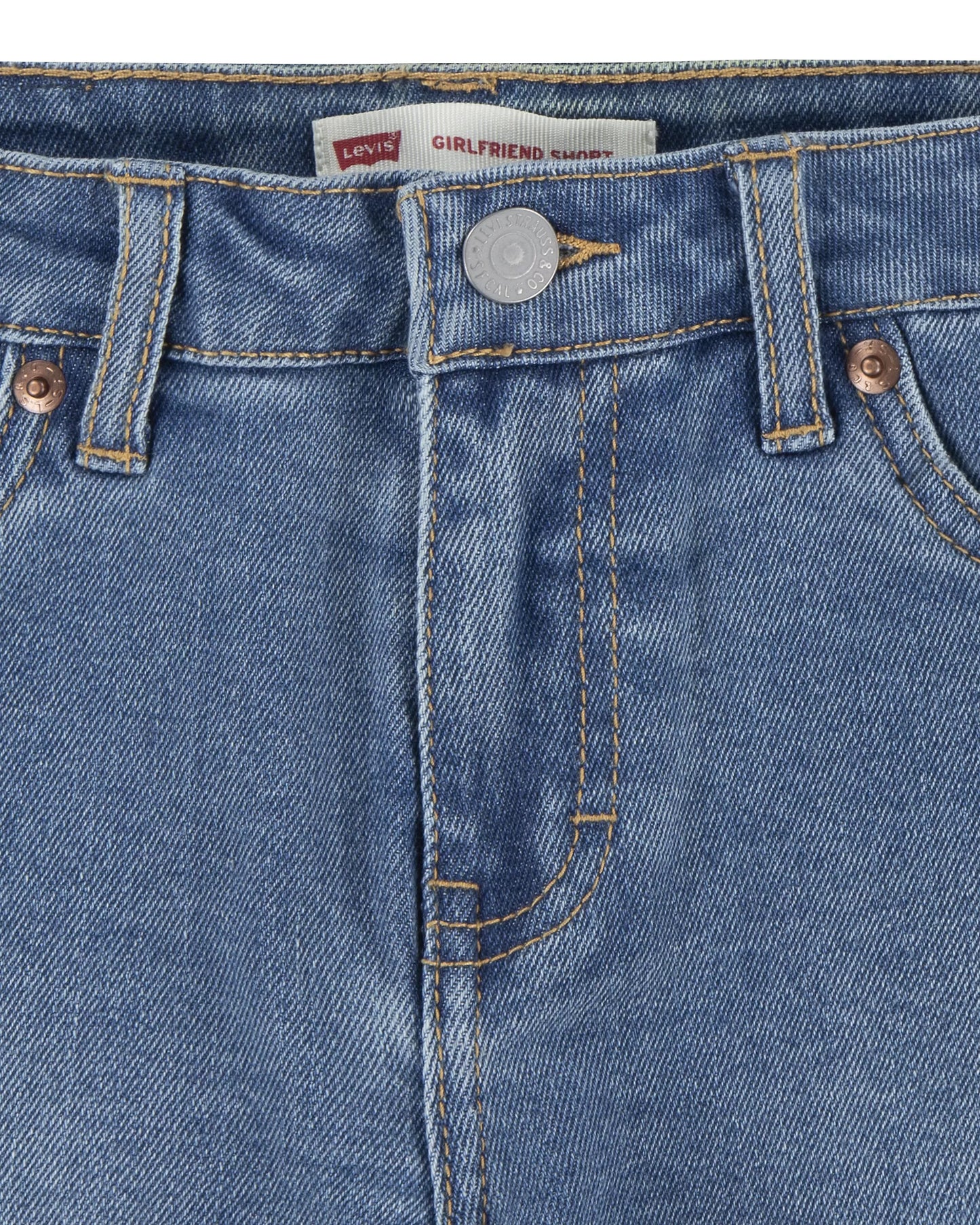 Levis girlfriend shorts flower child