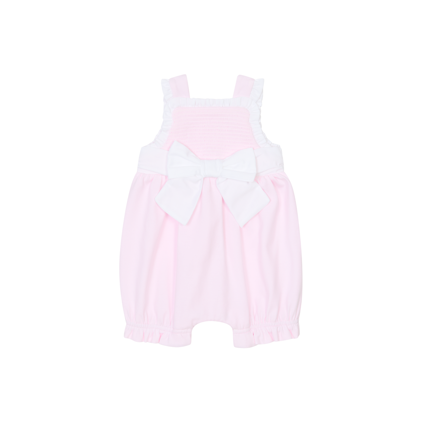 Deolinda pink bow romper