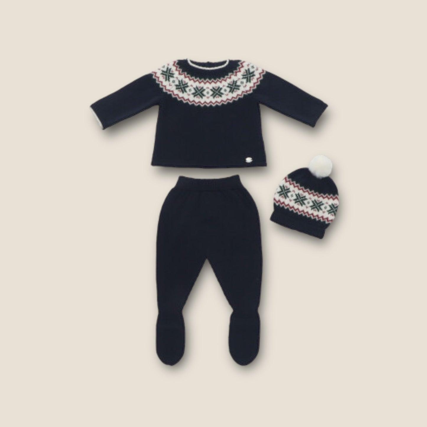 Martin Aranda 2 piece navy baby set