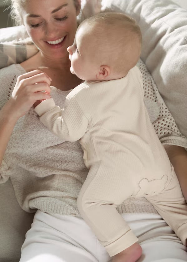 Newborn teddy romper