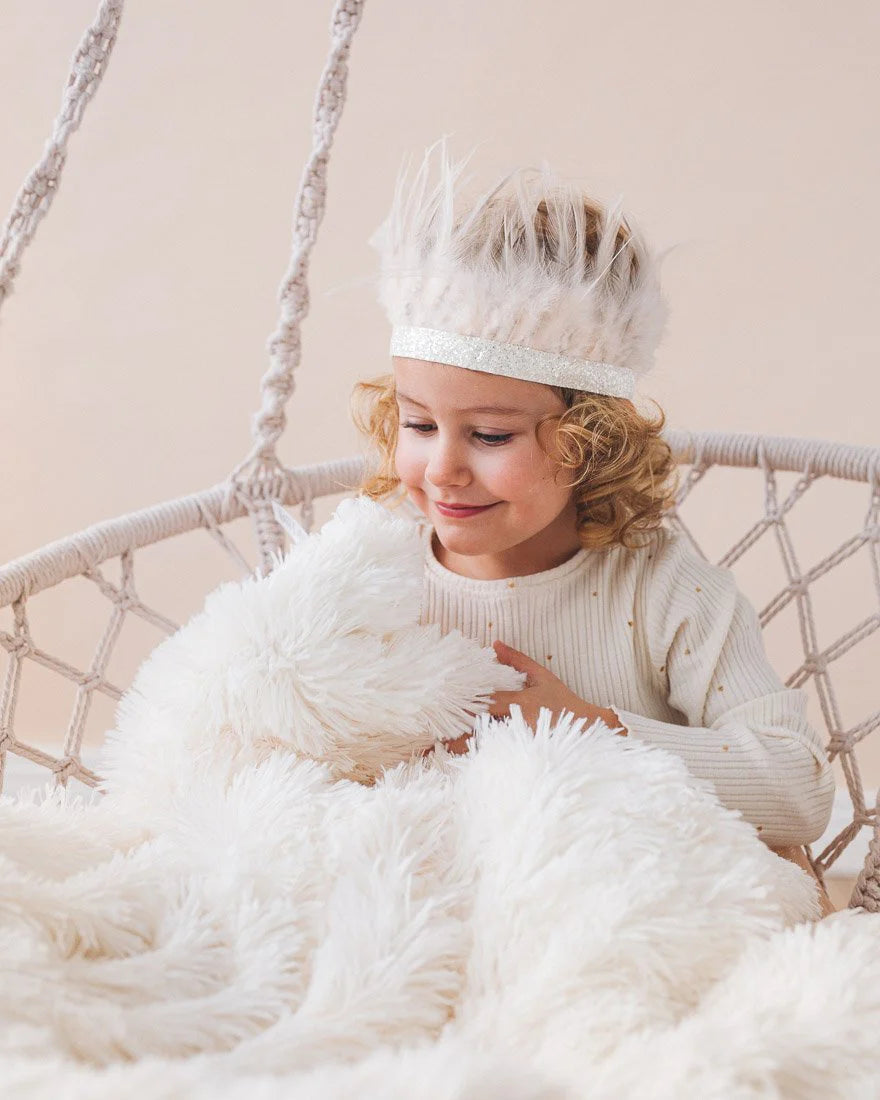 Fluffy Baby Blanket - Porcelain Cream - Koochicoo™️