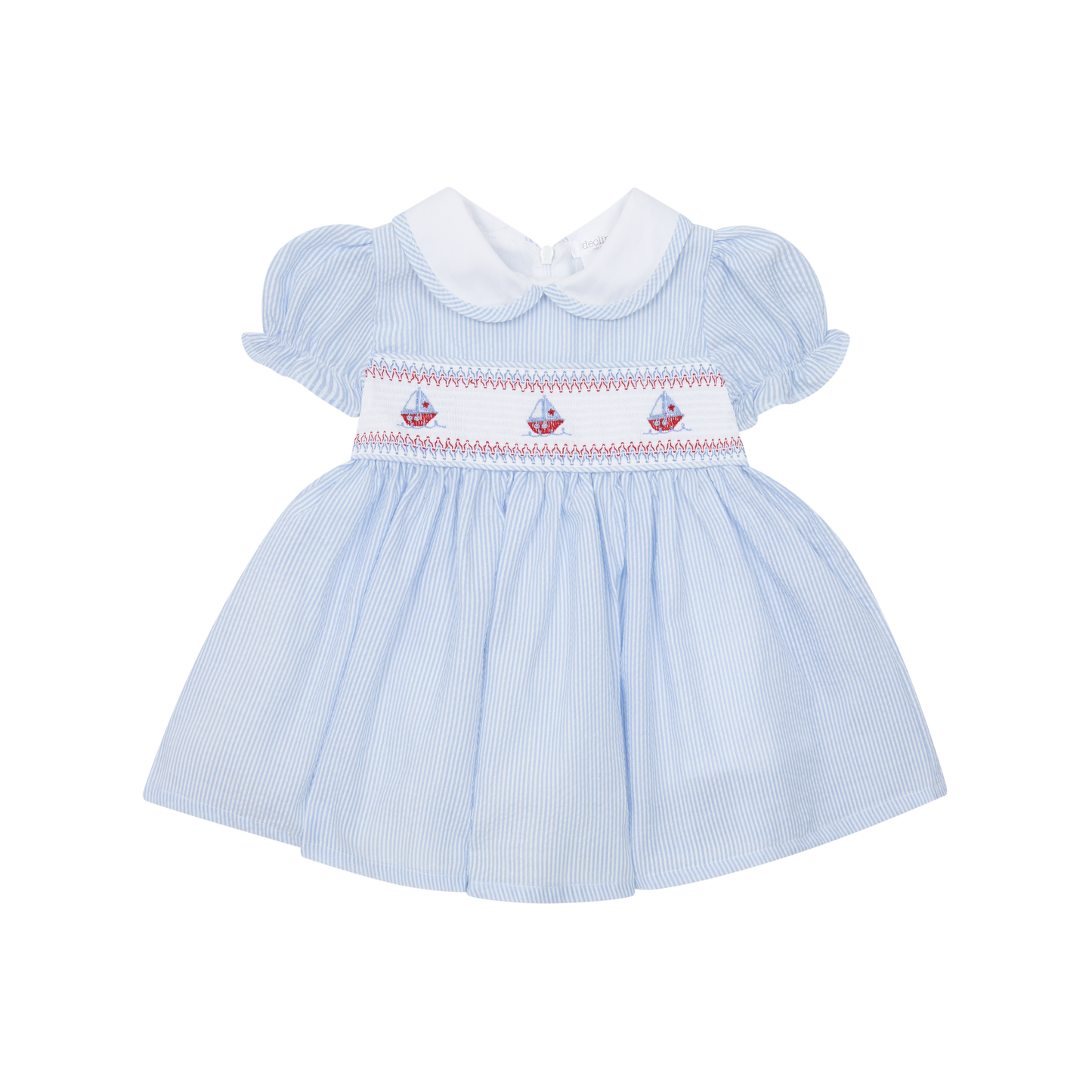 Deolinda boat blue dress