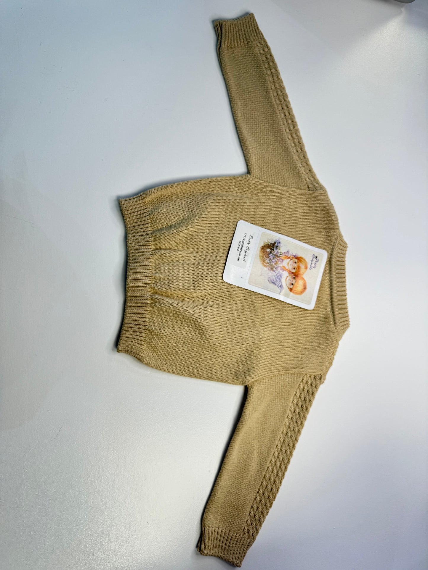 Pretty originals camel cardigan