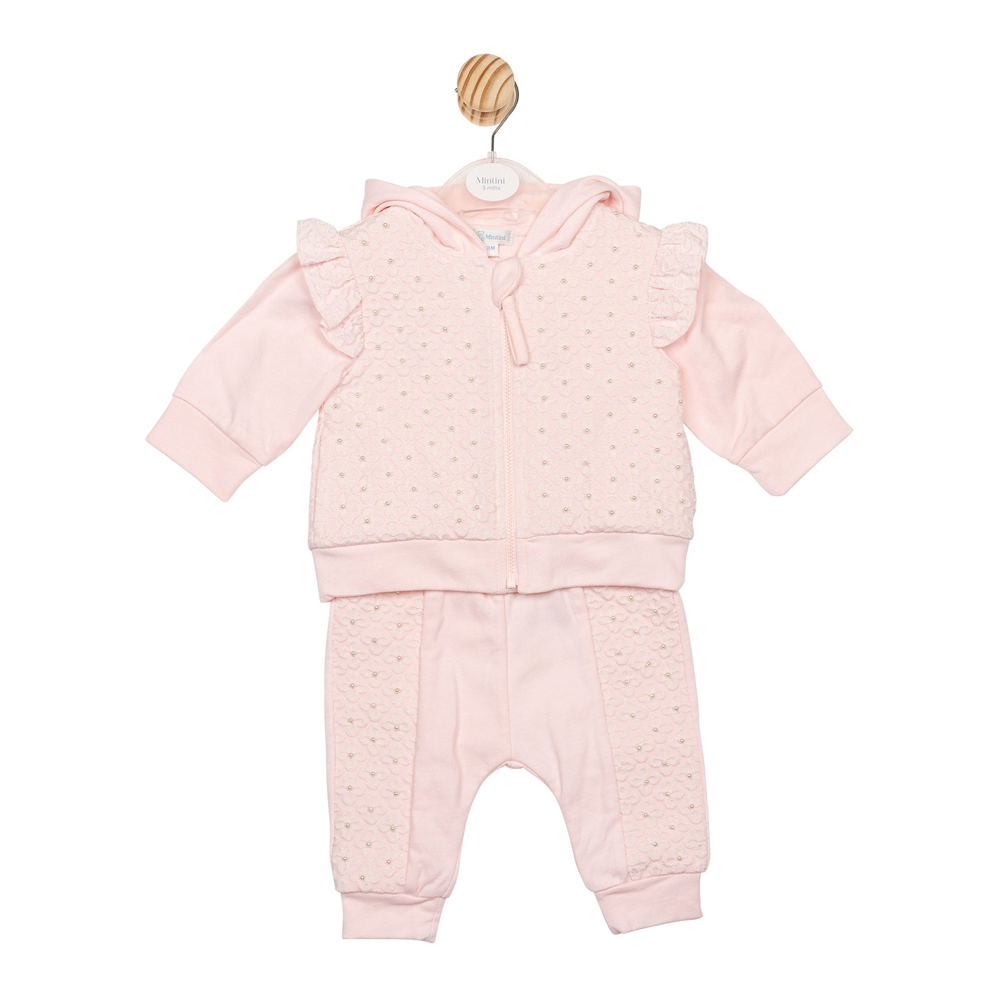 Mintini pink and pearl tracksuit