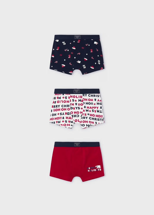 Mayoral Boys Christmas boxers