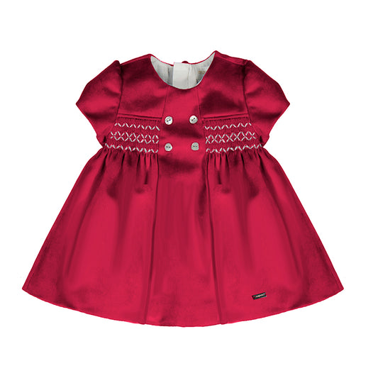 Mayoral red velour dress