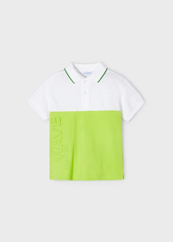 Boy Block Colour Polo Better Cotton