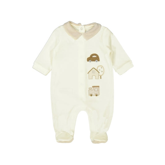 Mayoral velour babygrow