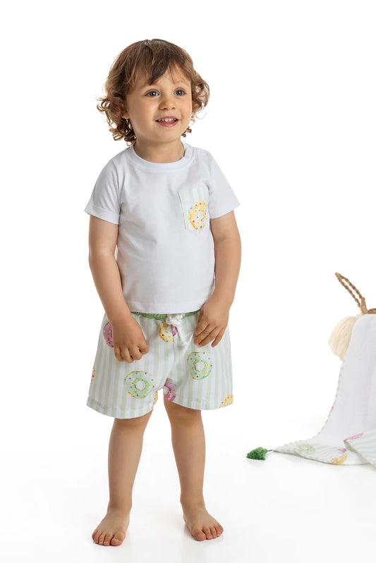 Meia Pata Doughnut Swim shorts & T-Shirt