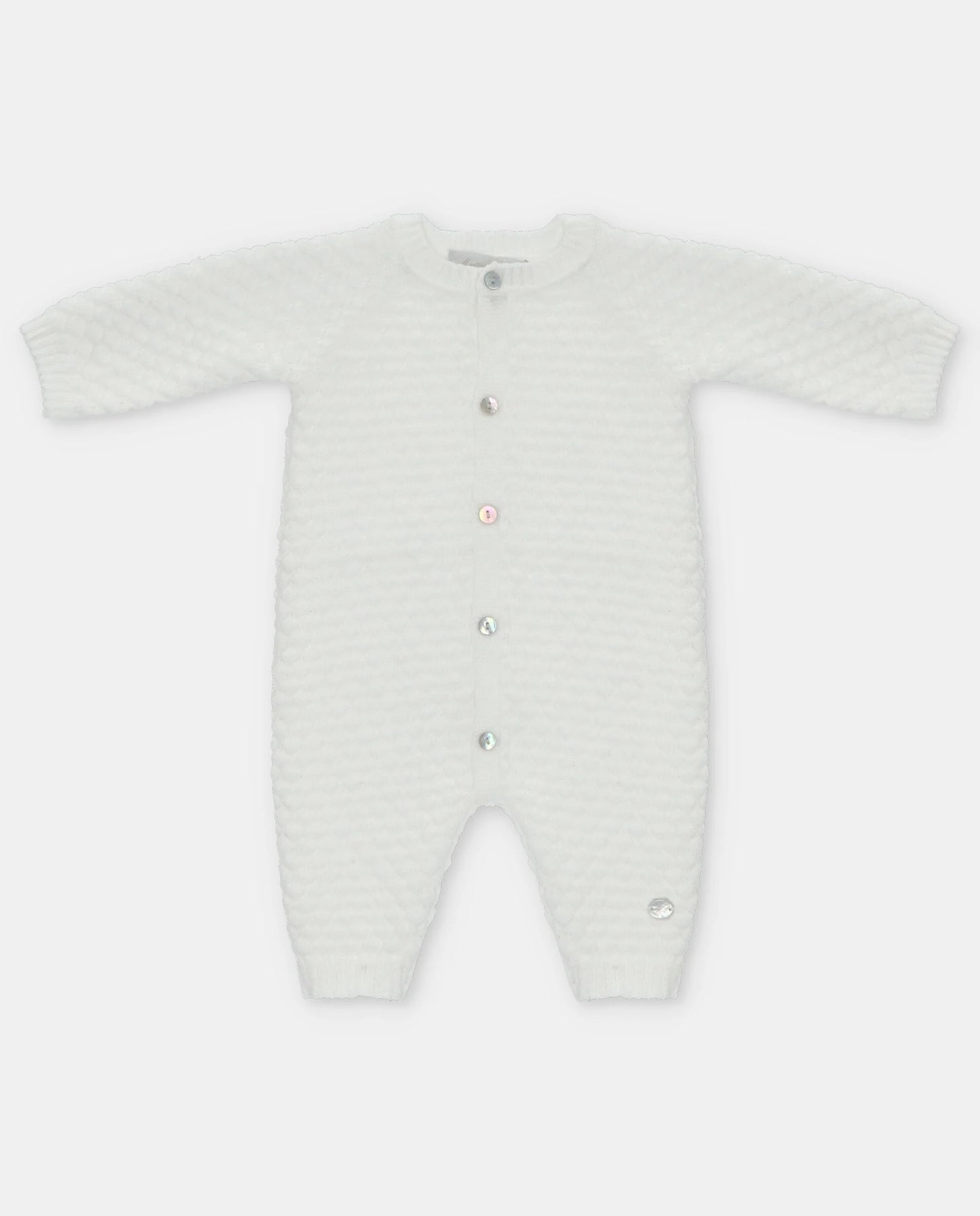 Martin Aranda Baby knit all in one white