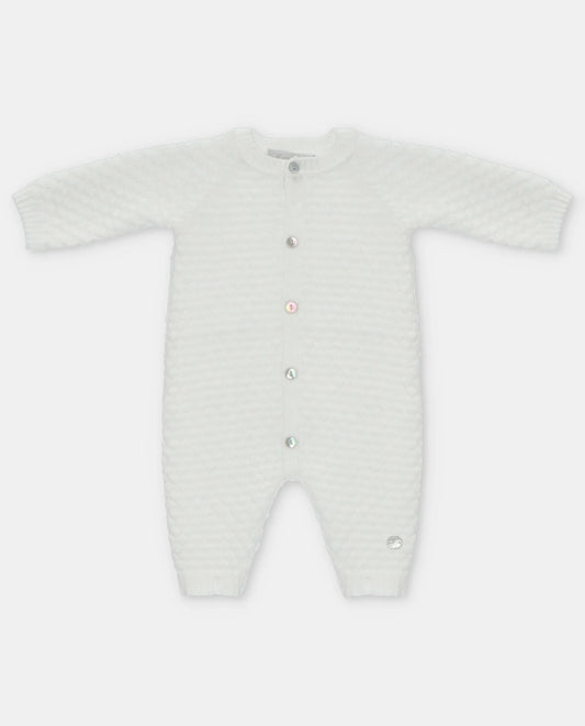 Martin Aranda Baby knit all in one white