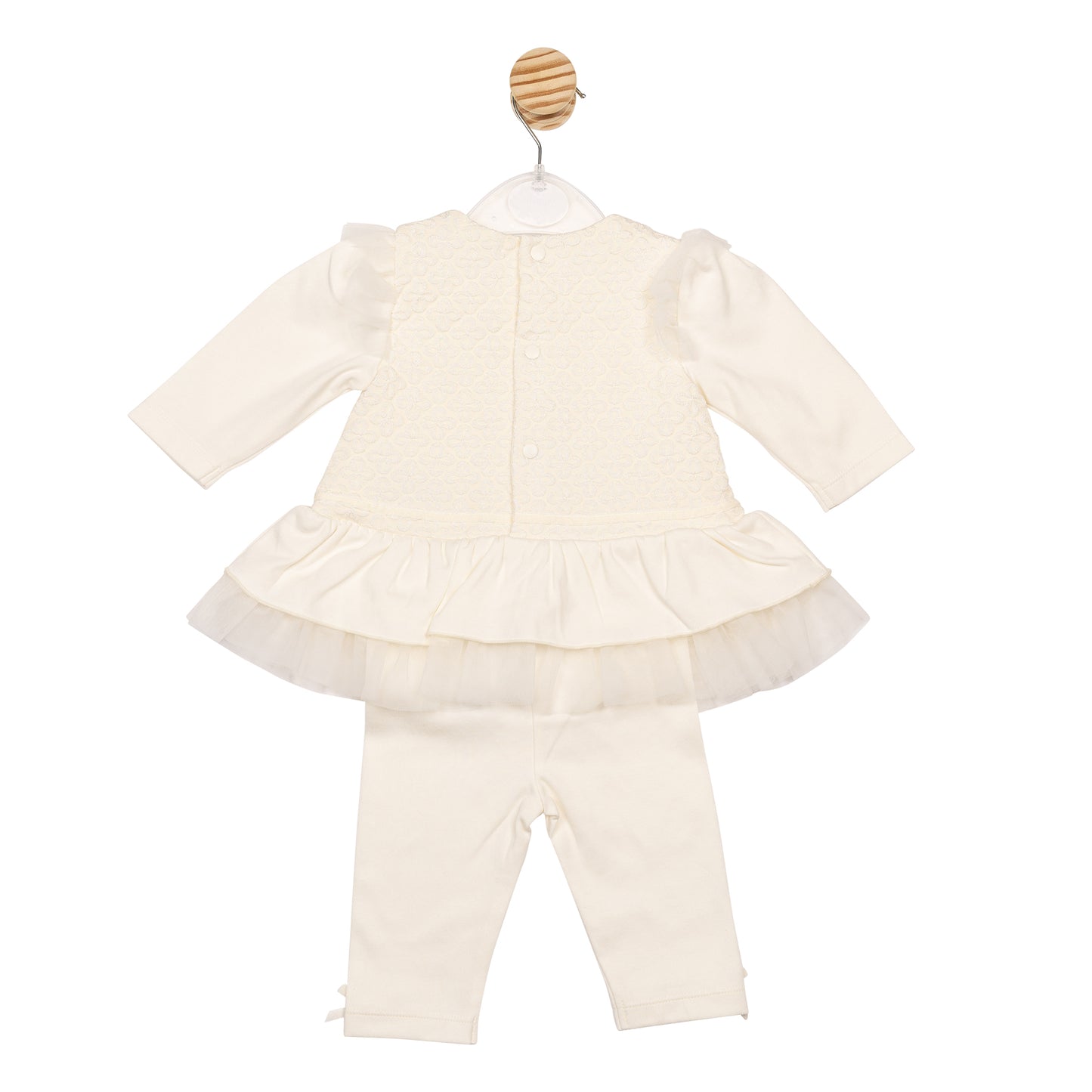 Mintini ivory and pearl leggings set