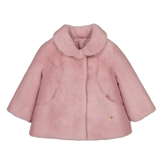 Mayoral faux fur coat crystal Pre Order