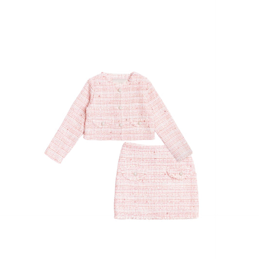 BCBG girls pink co-ord