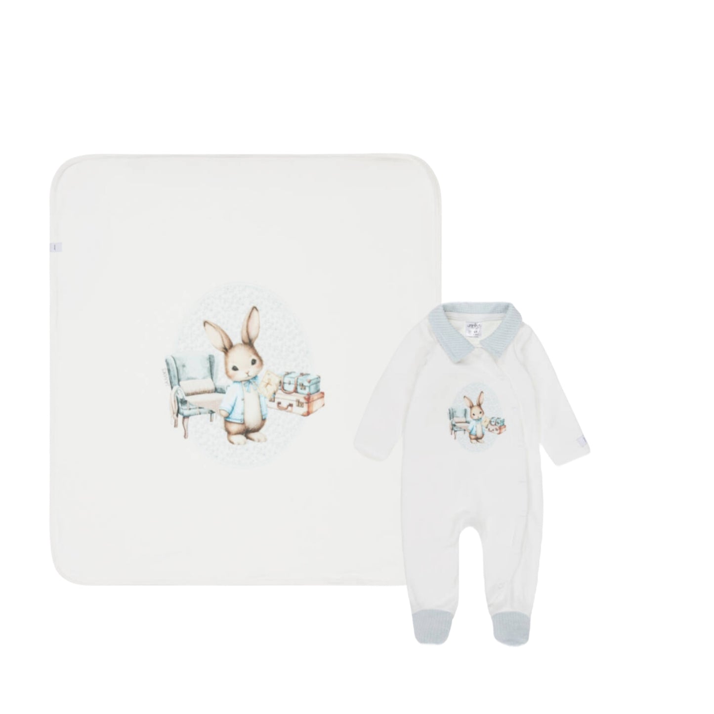 Jamiks Damaso baby grow and swaddle