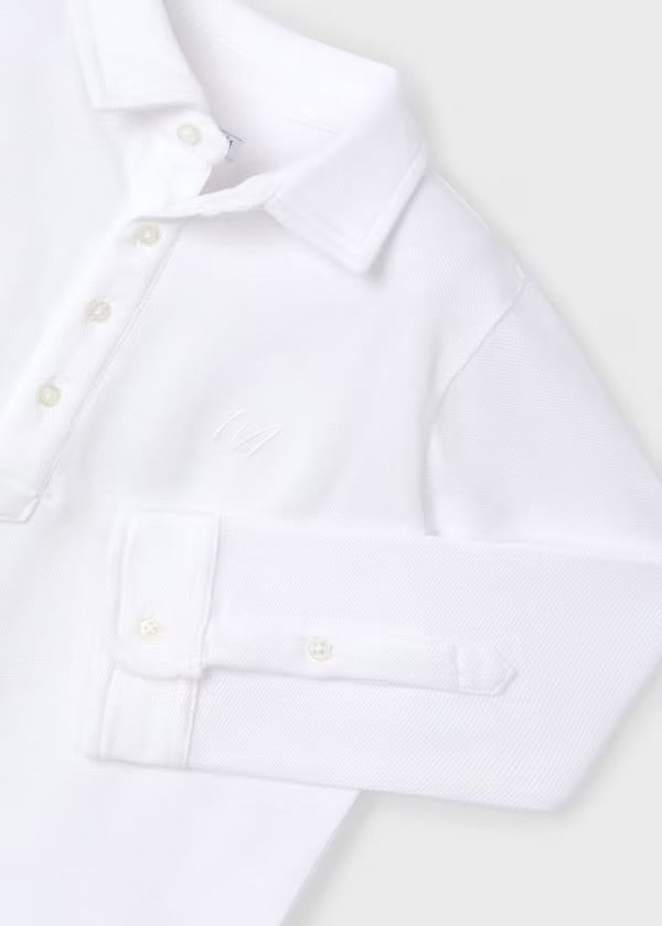 Mayoral white polo