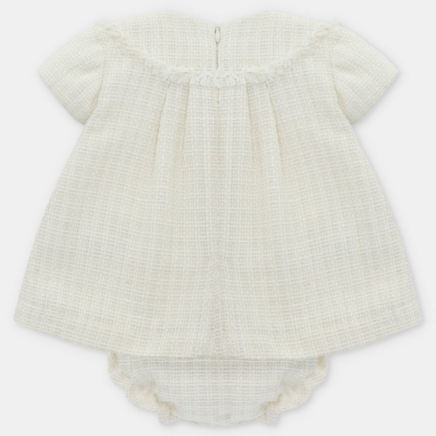 Martin Aranda cream dress and pants