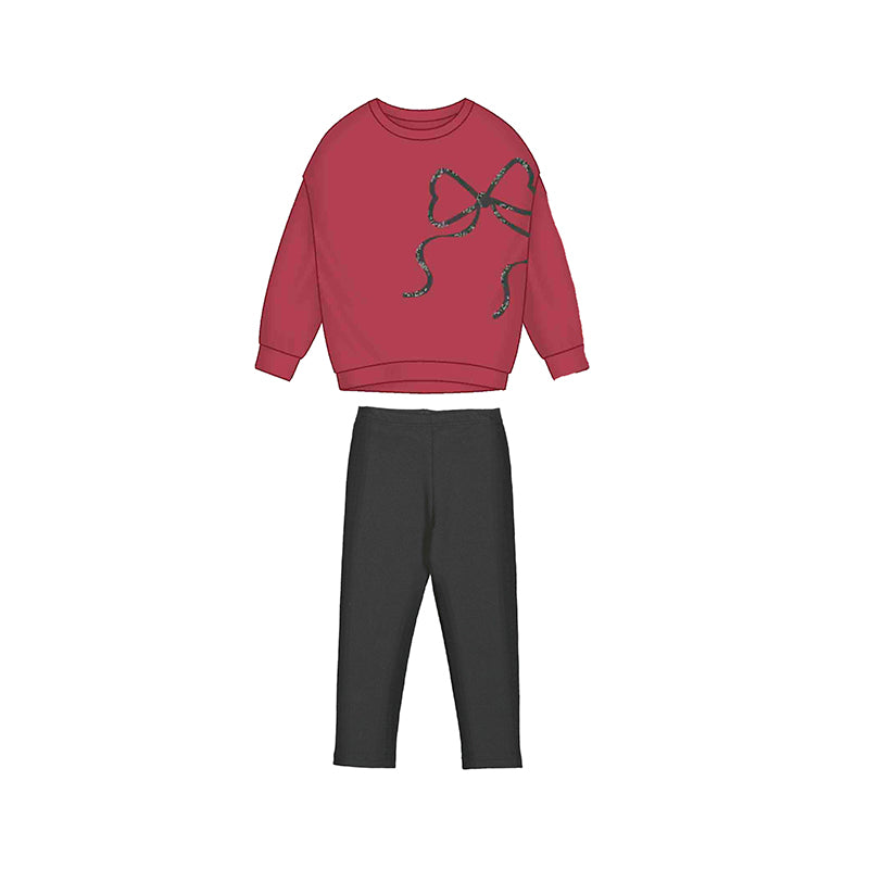 Mayoral bow leggings set