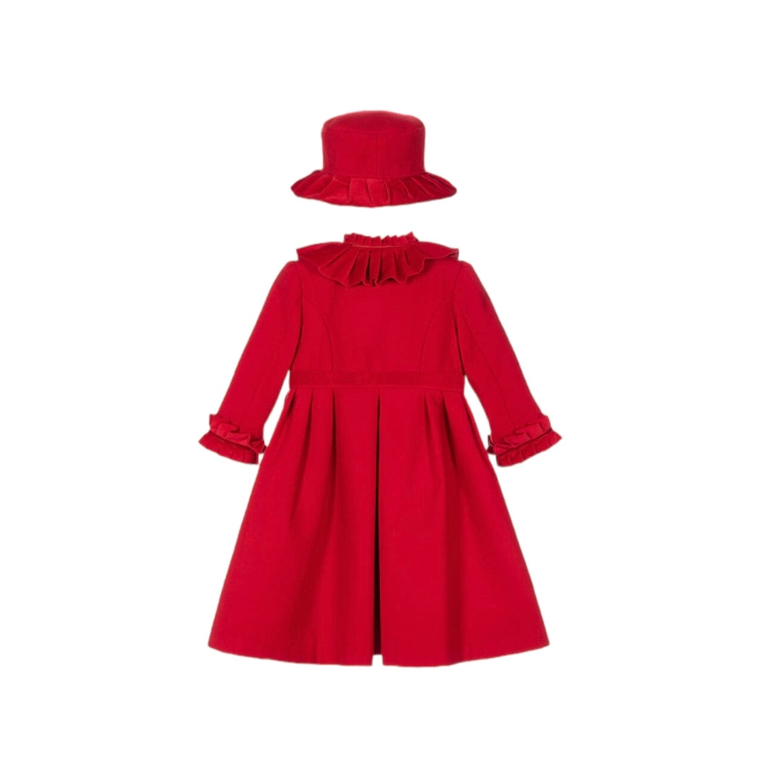 SALE Sarah Louise Red Coat & Hat