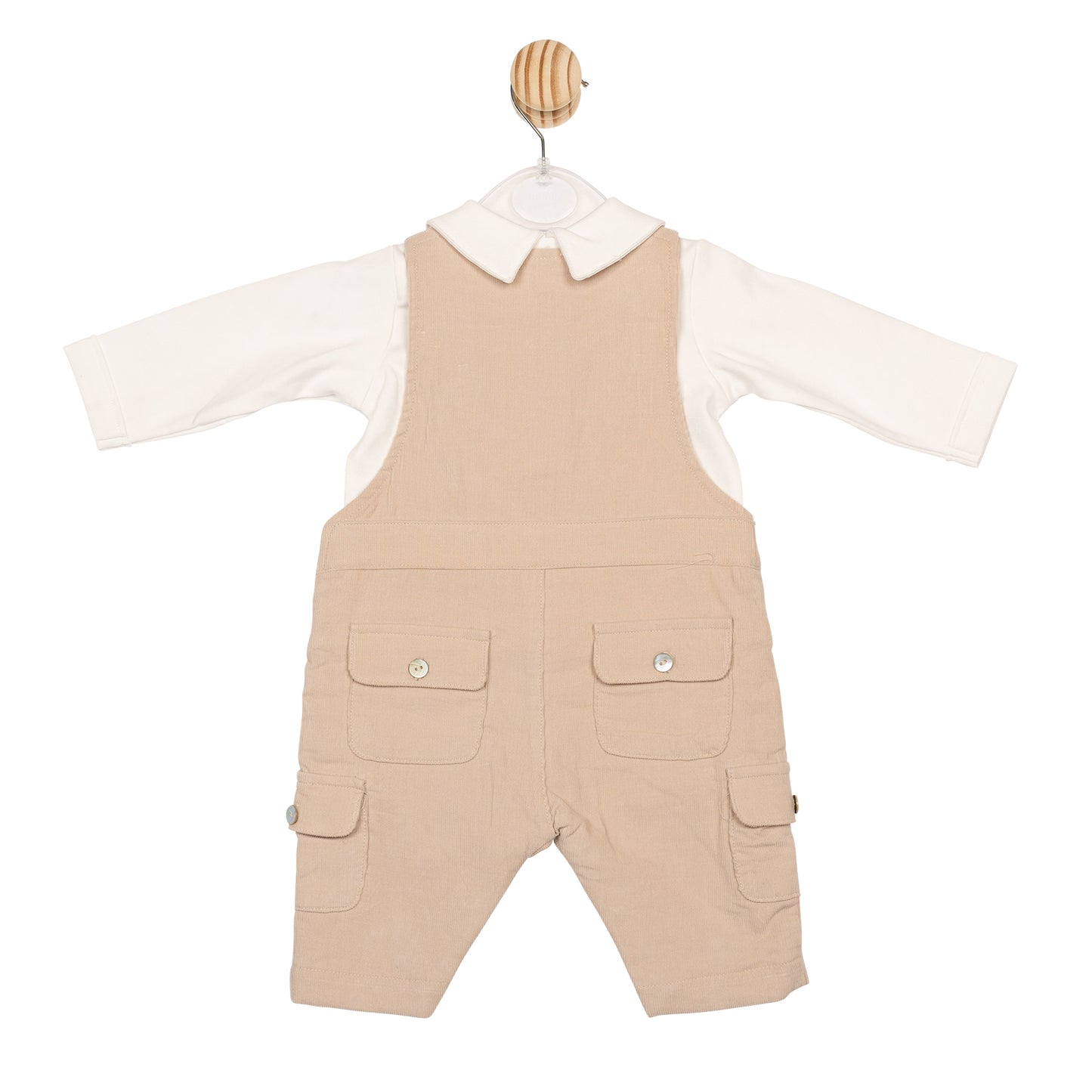 Mintini beige dungarees