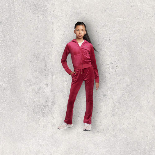 Juicy couture red plum zip top & trousers
