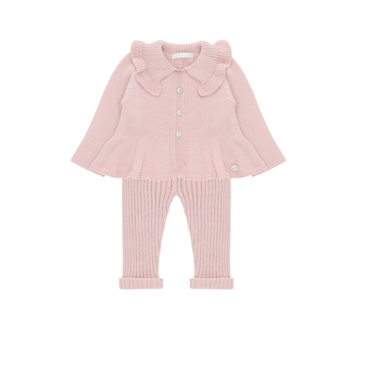 Martin Aranda knit peplum top and leggings
