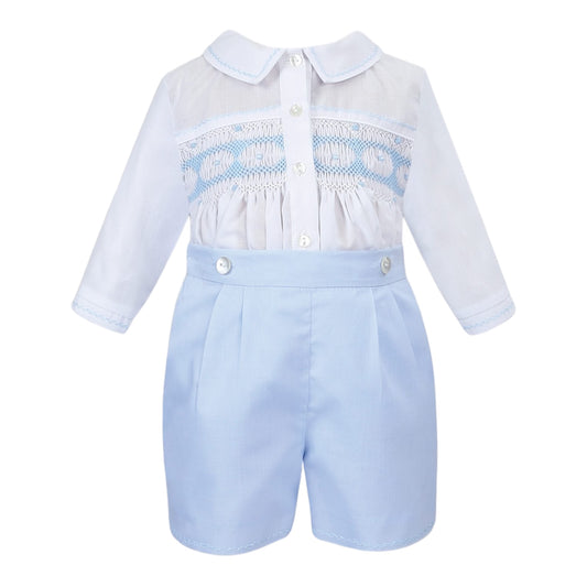 Sarah Louise smocked suit