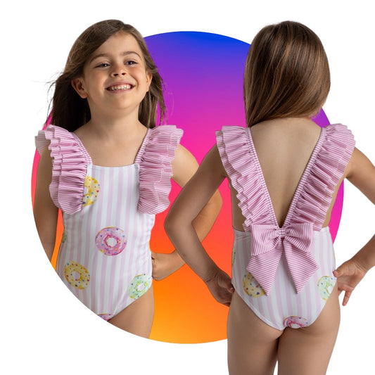 Meia Pata Swimsuit Doughnuts