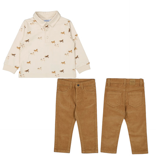 Mayoral horse polo and trousers Pre Order
