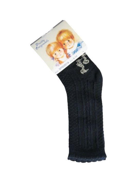 Pretty originals navy knee socks