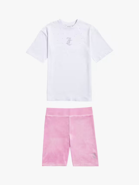 Juicy couture cycling shorts set