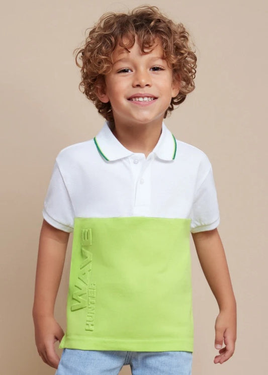 Boy Block Colour Polo Better Cotton